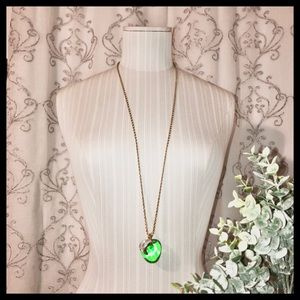 KJL • GREEN APPLE NECKLACE